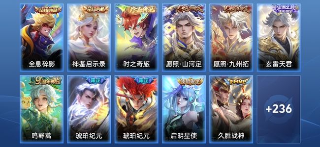 王者荣耀V8 2典藏 13传说 71史诗 248皮肤 最强王者