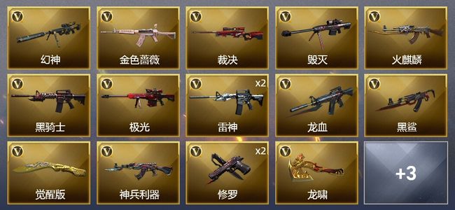 穿越火线（CF）19V武器 6皮肤 可排位