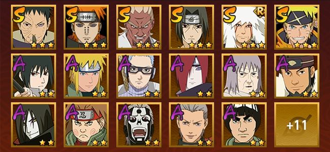 火影忍者V7 6S忍 22A忍 111忍 831S碎片 14通灵 400W战力 暗部