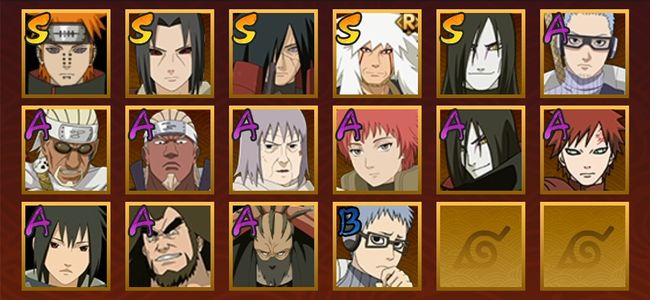 火影忍者V10 11S忍 30A忍 181忍 500W战力 中忍