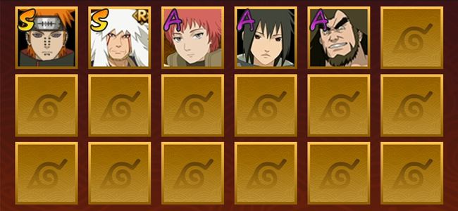 火影忍者V5 5S忍 17A忍 81忍 100W内战力 中忍