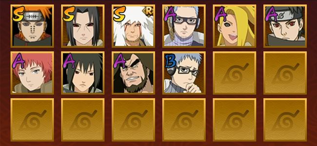 火影忍者V10 7S忍 17A忍 110忍 500W战力 前500名 上忍