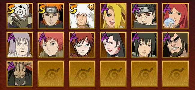 火影忍者V11 14S忍 31A忍 100忍 500W战力 中忍