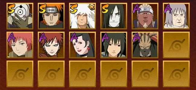 火影忍者V6 10S忍 22A忍 100忍 500W战力 见习