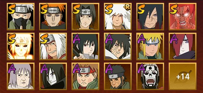 火影忍者V5 10S忍 30A忍 132忍 500W战力 上忍