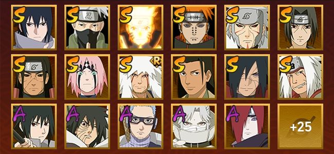 火影忍者V9 14S忍 34A忍 152忍 500W战力 上忍