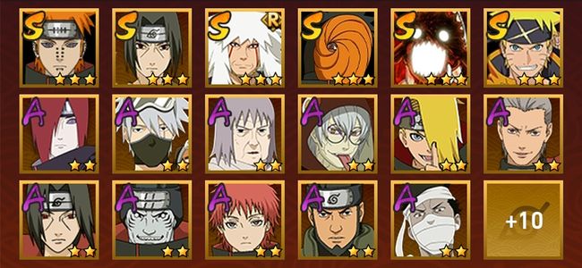 火影忍者V9 6S忍 21A忍 81忍 813S碎片 12通灵 200W战力 见习