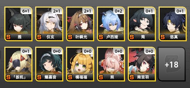 绝区零50黄 36角色黄 17S角色 10S音擎 9S邦布 男主 60