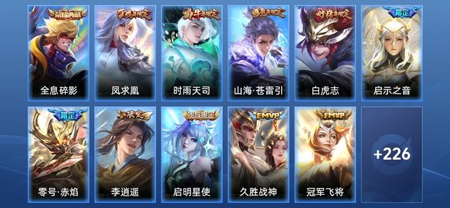王者荣耀【苹果版】V8 1典藏 17传说 53史诗 237皮肤 永恒钻石IV