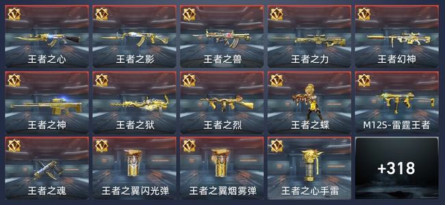 穿越火线：枪战王者V8 23王者 320英雄武器 12英雄角色 569万化 枪神