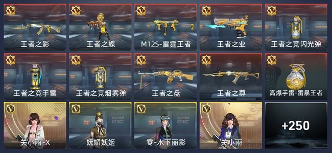 穿越火线：枪战王者V5 10王者 253英雄武器 11英雄角色 277万化 枪神