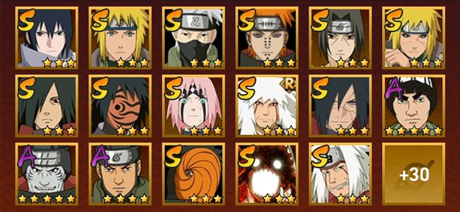 火影忍者V10 15S忍 32A忍 161忍 1976S碎片 17通灵 800W战力 前1000名 暗部