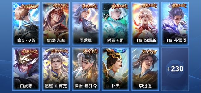 王者荣耀V8 1典藏 30传说 76史诗 242皮肤 121英雄 至尊星耀IV