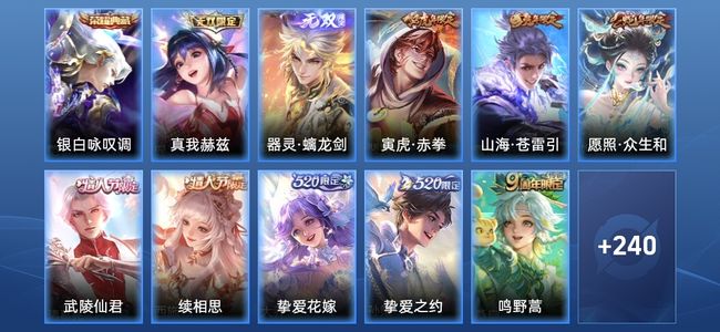 王者荣耀V8 1典藏 1星传说 20传说 64史诗 251皮肤 最强王者
