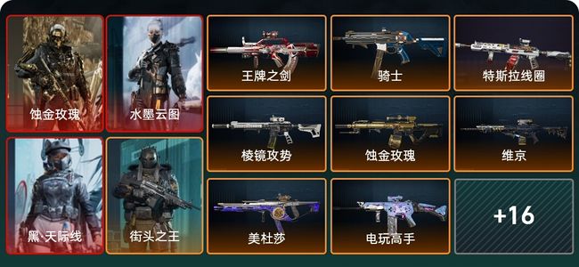 三角洲行动总资产67.5M 6干员外观 24传说枪械 钻石