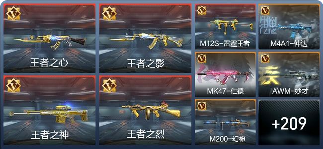 穿越火线：枪战王者V6 21王者 247英雄武器 5英雄角色 382万化 枪神