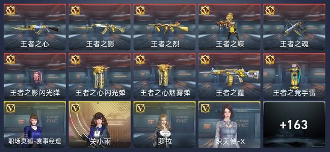 穿越火线：枪战王者10王者 172英雄武器 5英雄角色 230万化 专家S