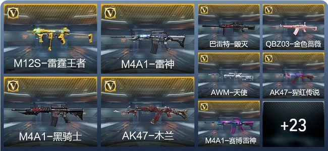 穿越火线：枪战王者V1 64英雄武器 新锐