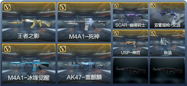 穿越火线：枪战王者V1 18英雄武器 新锐