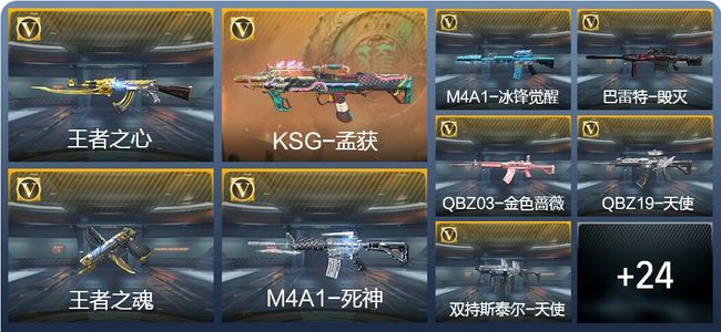 穿越火线:枪战王者V2 2王者武器 62英雄武器 新锐