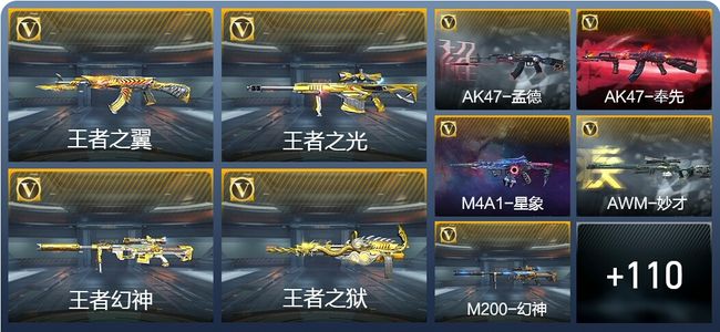 穿越火线：枪战王者V8 182英雄武器 新锐