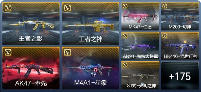 穿越火线：枪战王者V5 287英雄武器 新锐