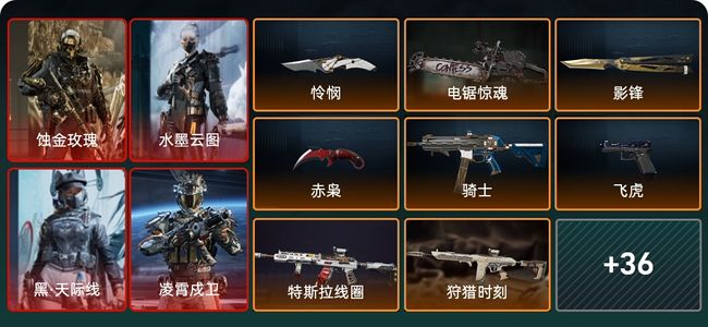 三角洲行动总资产314M 10干员外观 4传说近战 42传说枪械 铂金