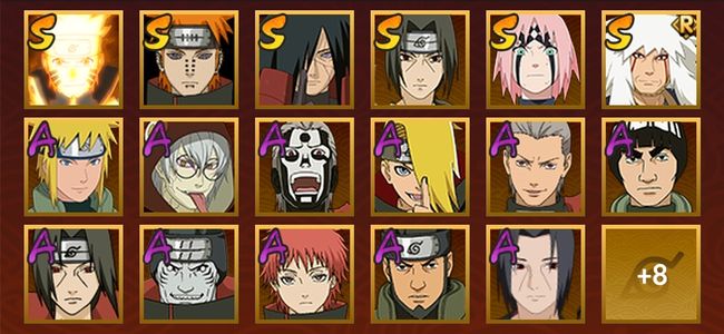 火影忍者V5 7S忍 21A忍 28忍 100W内战力 见习