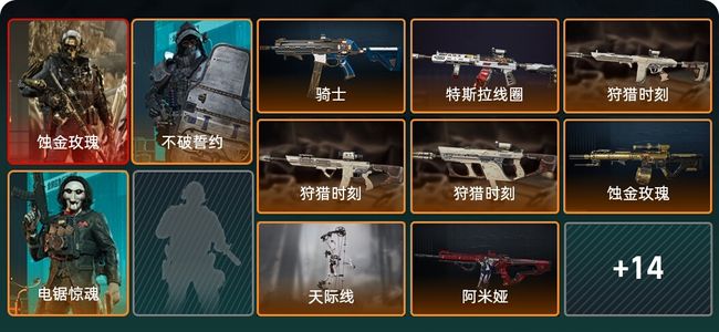 三角洲行动总资产25M 3干员外观 22传说枪械 铂金