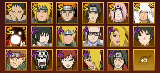 火影忍者V8 7S忍 18A忍 25忍 500W战力 见习