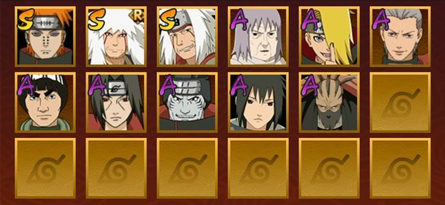 火影忍者V1 2S忍 8A忍 10忍 11通灵 100W战力 见习