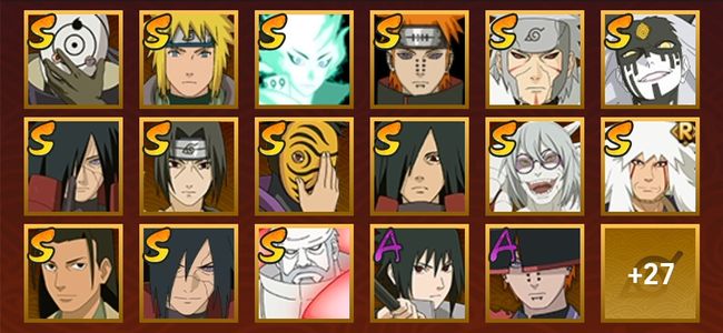 火影忍者V12 16S忍 34A忍 50忍 18通灵 900W战力 见习