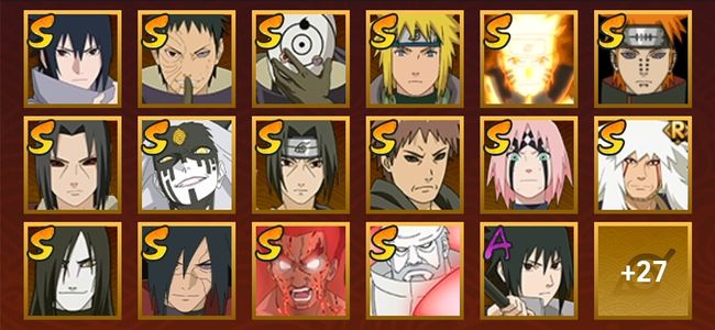 火影忍者V11 16S忍 34A忍 50忍 100W内战力 见习