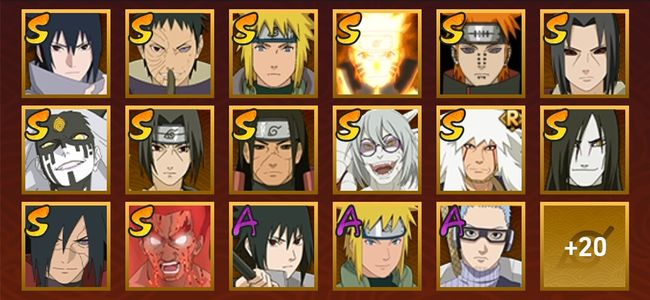 火影忍者V10 14S忍 28A忍 42忍 15通灵 500W战力 见习