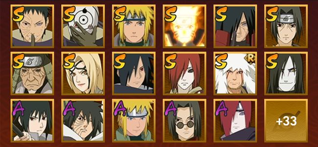 火影忍者V8 13S忍 37A忍 50忍 16通灵 1000W战力 见习