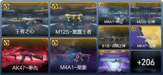 穿越火线：枪战王者V6 375英雄武器 新锐