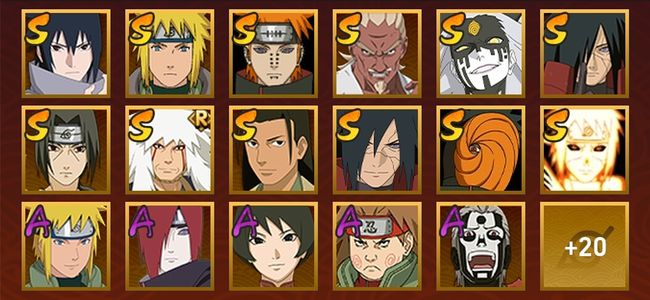 火影忍者V11 14S忍 26A忍 40忍 16通灵 600W战力