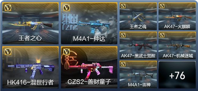 穿越火线：枪战王者V2 170英雄武器 新锐