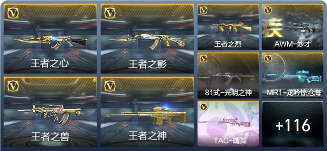 穿越火线：枪战王者V6 186英雄武器 新锐