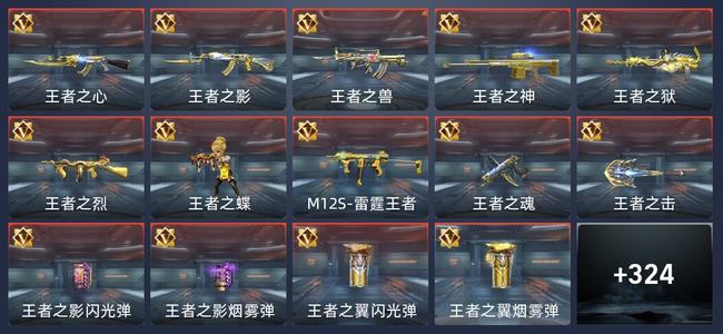 穿越火线：枪战王者V8 520英雄武器 新锐