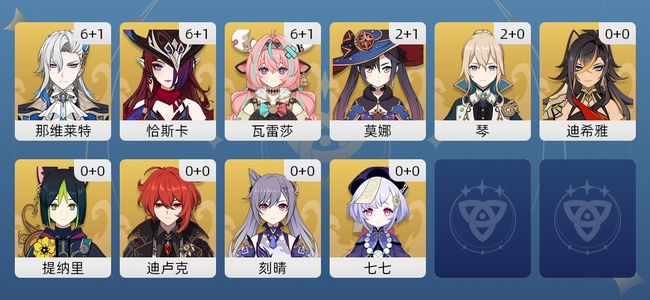 原神38黄 32角色黄 6武器黄 10五星角色 6五星武器 男主 57级