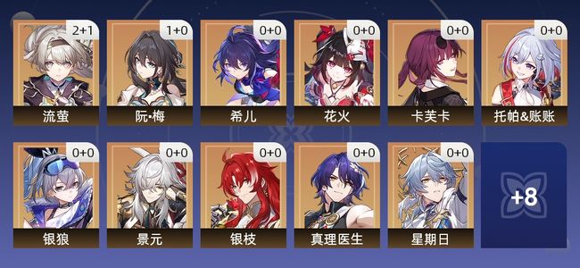 崩坏：星穹铁道44黄 27角色黄 17光锥黄 19五星角色 8五星光锥 70级 男主