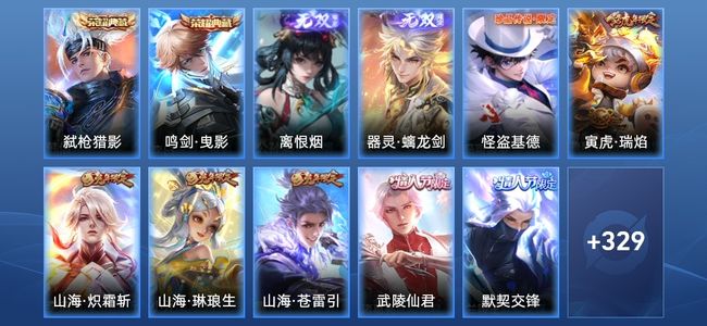 王者荣耀V8 2典藏 29传说 108史诗 340皮肤 122英雄 至尊星耀I