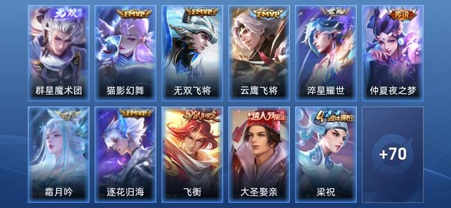 王者荣耀1无双 7传说 18史诗 81皮肤 尊贵铂金I