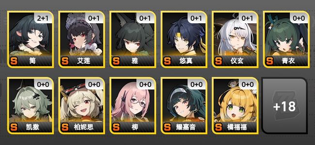 绝区零32黄 23角色黄 17S角色 9S音擎 10S邦布 女主 60