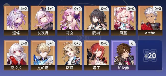 崩坏：星穹铁道29黄 19角色黄 10光锥黄 10五星角色 5五星光锥 70级 女主
