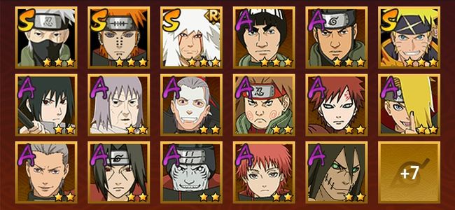 火影忍者V6 4S忍 20A忍 81忍 763S碎片 13通灵 300W战力 上忍