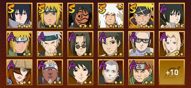 火影忍者V11 5S忍 22A忍 78忍 738S碎片 13通灵 300W战力 影级