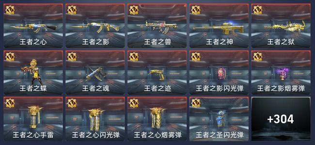 穿越火线：枪战王者V8 25王者 309英雄武器 9英雄角色 507万化 新锐