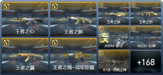 穿越火线：枪战王者V8 12王者武器 177英雄武器 6英雄角色 383万化 专家S